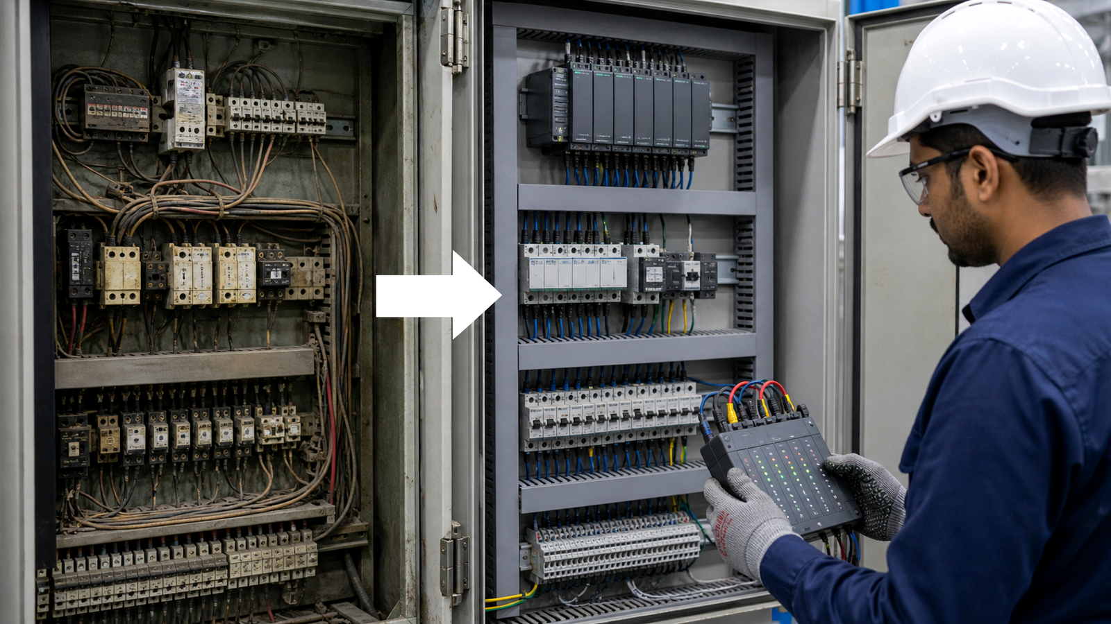 Mobile & Web Factory Monitoring System Industrial Dashboard Preview