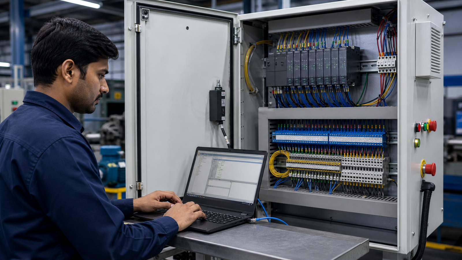 Modbus Communication Monitoring System Industrial Dashboard Preview