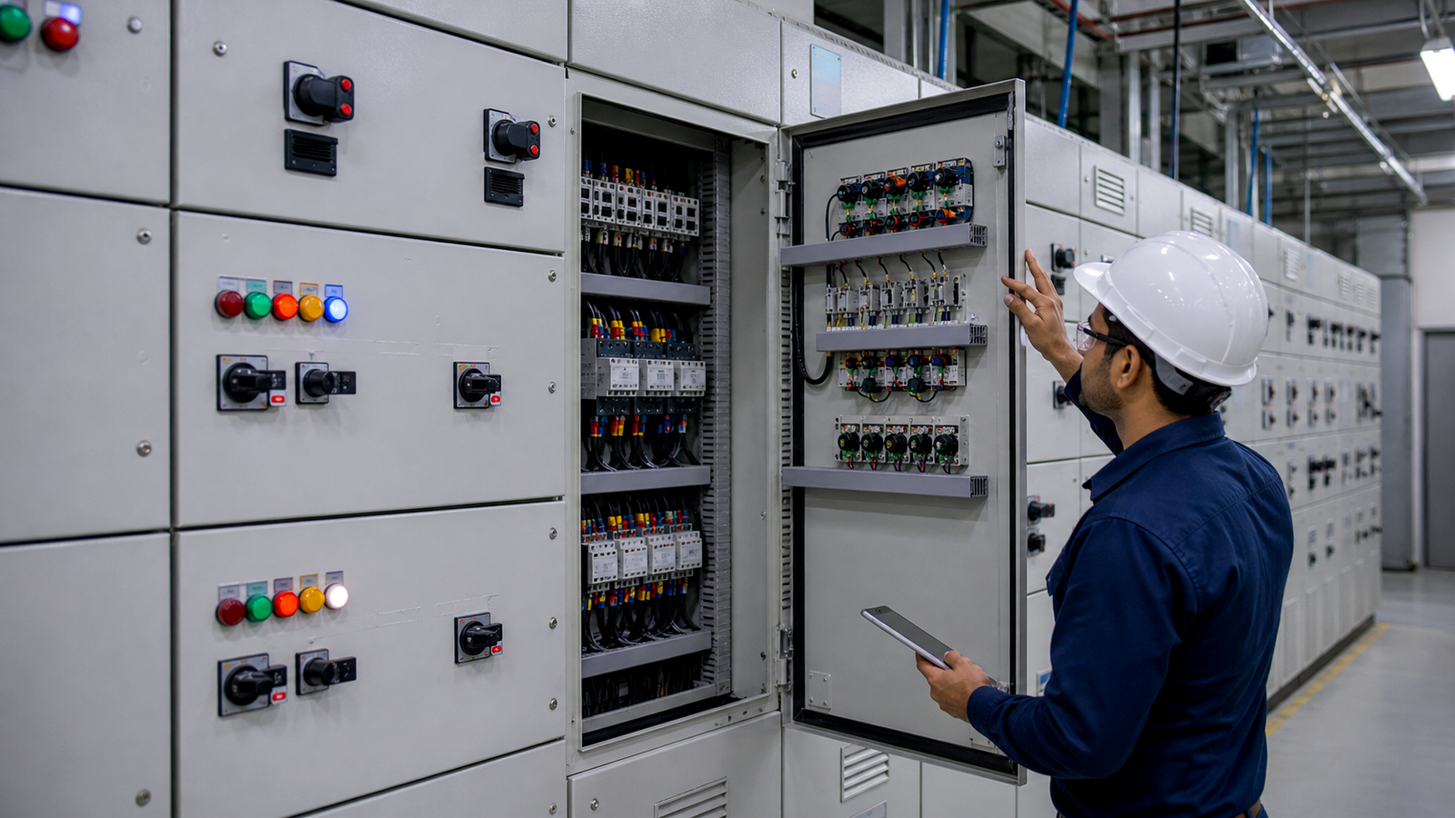 Motor Overload Alert System Architecture and Current Monitoring Diagram