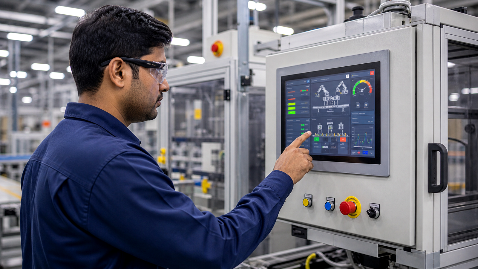 Multi-Plant Alarm Monitoring System Industrial Dashboard Preview