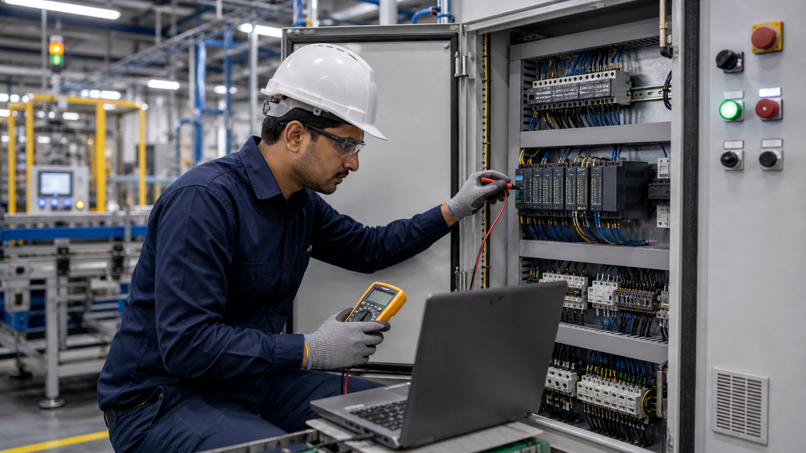 PLC Communication Failure Alert System Industrial Dashboard Preview