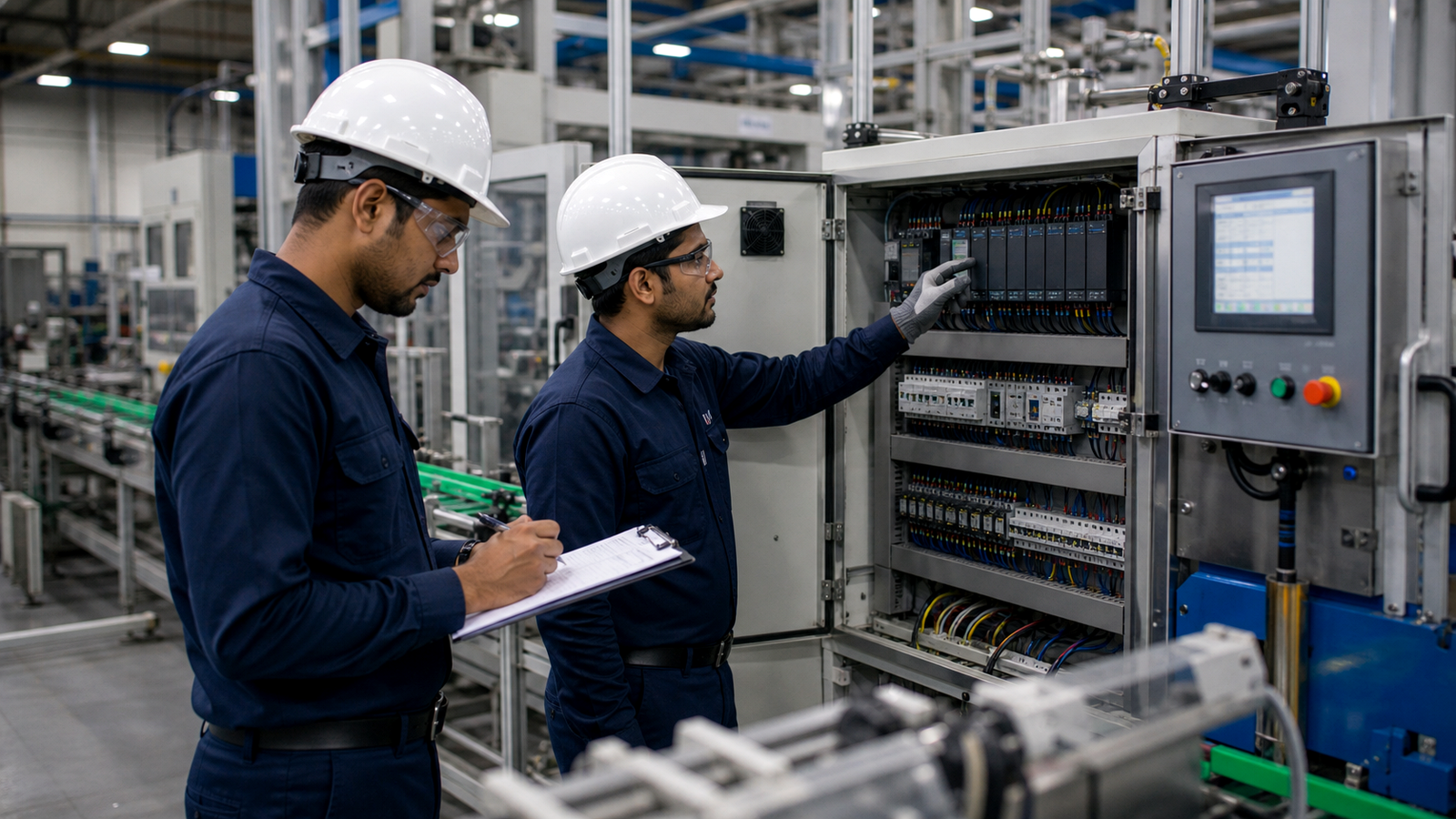 Preventive Maintenance Notification System Industrial Dashboard Preview