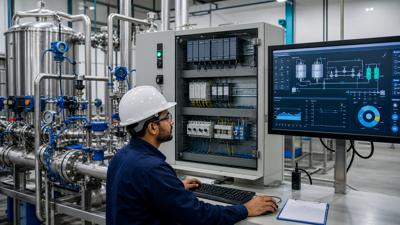 Pump Monitoring & Alert System Industrial Dashboard Preview