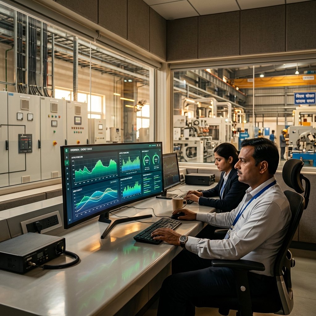 Industrial Energy Monitoring and Multi-Function Power Meter Network