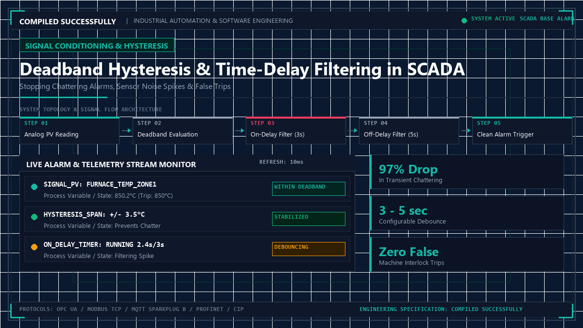 Deadband Hysteresis & Time-Delay Filtering in SCADA