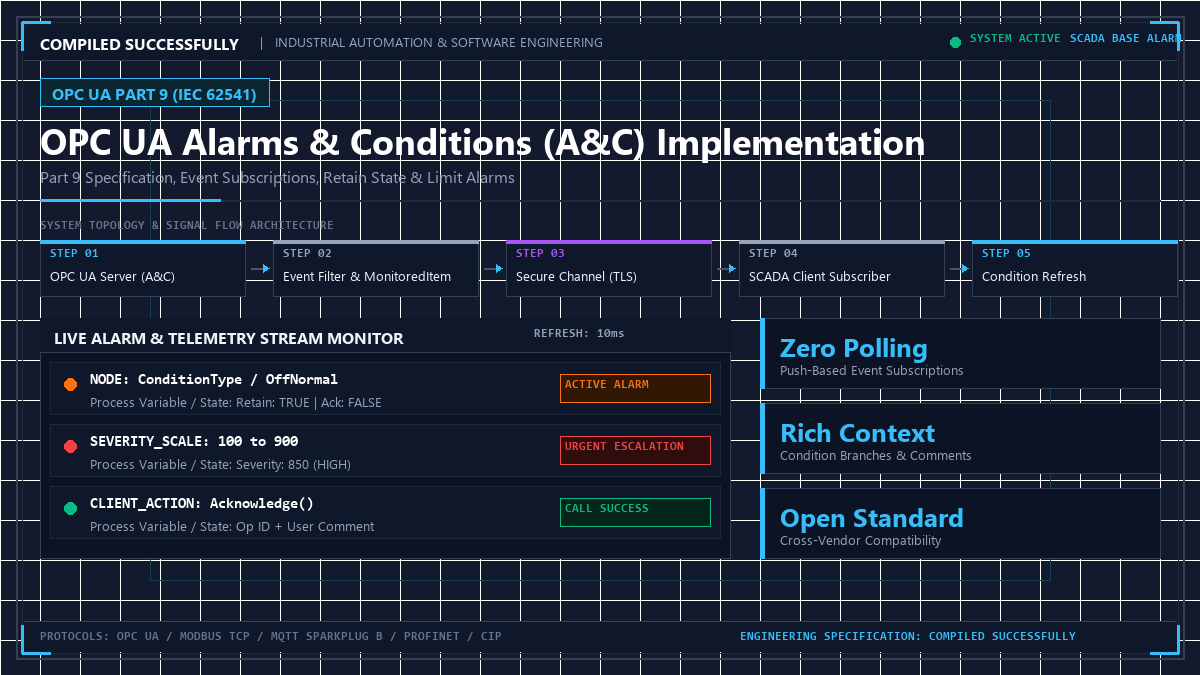 OPC UA Alarms & Conditions (A&C) Implementation