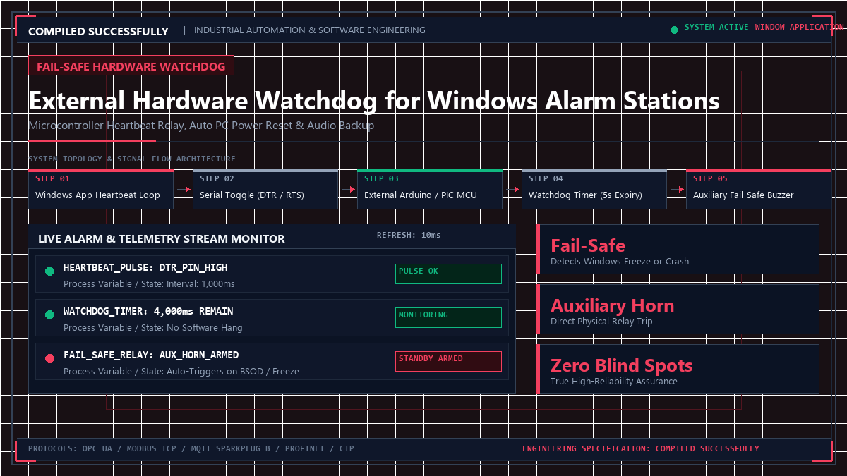 External Hardware Watchdog for Windows Alarm Stations