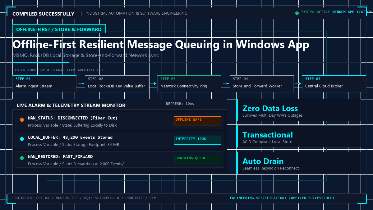 Offline-First Resilient Message Queuing in Windows App