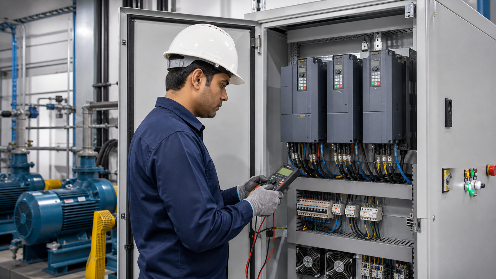 VFD Panel Installation by Compiled Successfully Software Solution